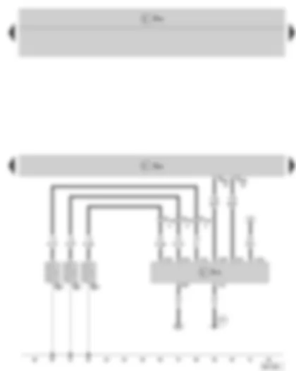 Wiring Diagram  SKODA FABIA II 2010 - Engine control unit - Automatic glow period control unit - Glow plug