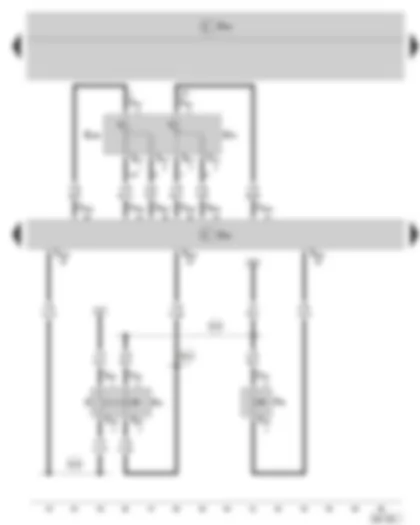 Wiring Diagram  SKODA FABIA II 2009 - Engine control unit - Accelerator pedal position sender - Brake light swith - Brake pedal switch - Clutch pedal switch
