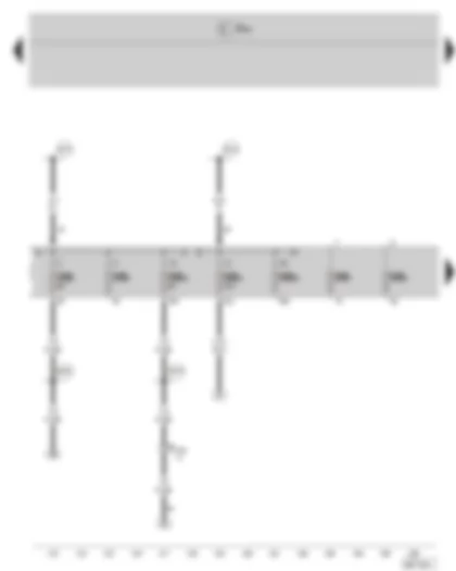 Wiring Diagram  SKODA FABIA II 2009 - Fuse holder B