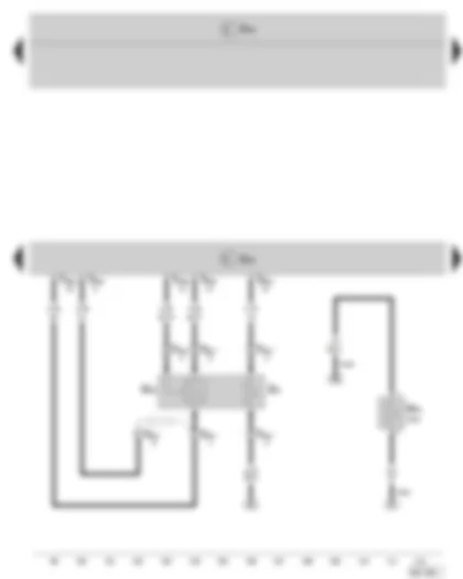 Wiring Diagram  SKODA FABIA II 2009 - Engine control unit - Lambda probe - Heating resistor for crankcase ventilation 