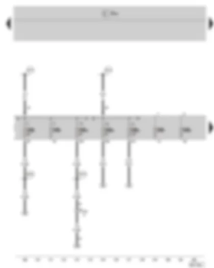 Wiring Diagram  SKODA FABIA II 2009 - Fuse holder B