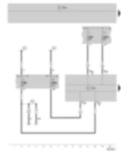 Wiring Diagram  SKODA FABIA II 2010 - ABS control unit - Fuse holder A on battery - Fuse holder B