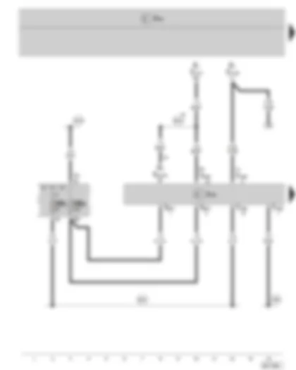 Wiring Diagram  SKODA FABIA II 2010 - Cornering light and headlight range control - control unit - Fuse holder B