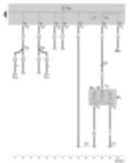 Wiring Diagram  SKODA FABIA II 2009 - Front interior light