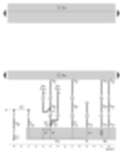 Wiring Diagram  SKODA FABIA II 2009 - Convenience system central control unit - Central locking lock unit - driver side