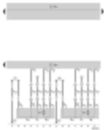 Wiring Diagram  SKODA FABIA II 2010 - Convenience system central control unit - Central locking lock unit - rear left - Central locking lock unit - rear right