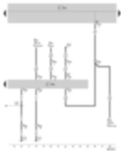 Wiring Diagram  SKODA FABIA II 2009 - Door control unit - driver side