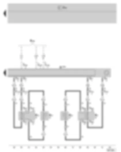 Wiring Diagram  SKODA FABIA II 2009 - Radio - rear loudspeaker