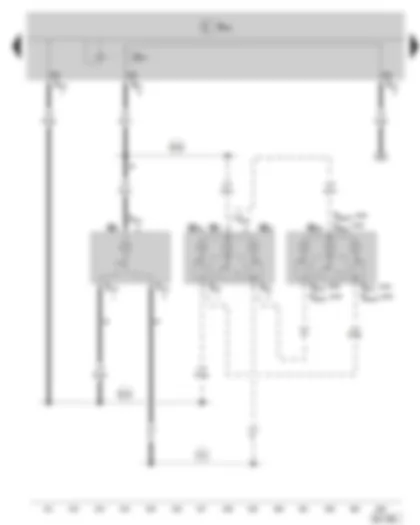 Wiring Diagram  SKODA FABIA II 2009 - Front interior light - Rear interior light