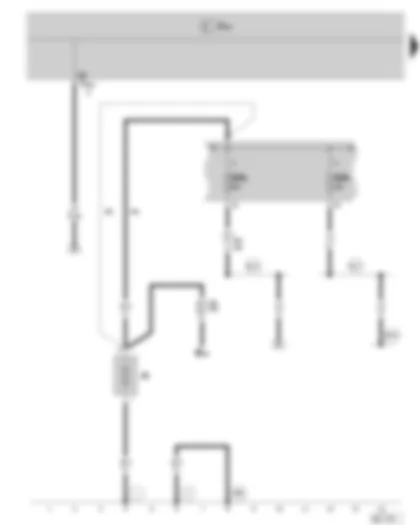 Wiring Diagram  SKODA FABIA II 2010 - Battery - Fuse holder on battery