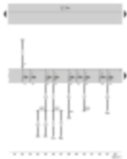 Wiring Diagram  SKODA FABIA II 2010 - Fuse holder B