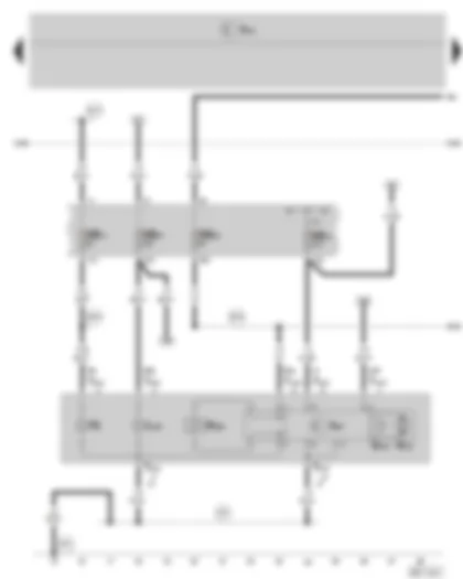 Wiring Diagram  SKODA FABIA II 2010 - Left headlight - Fuse holder B