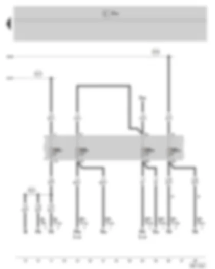 Wiring Diagram  SKODA FABIA II 2010 - Fuse holder B