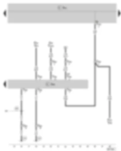 Wiring Diagram  SKODA FABIA II 2010 - Door control unit - driver side