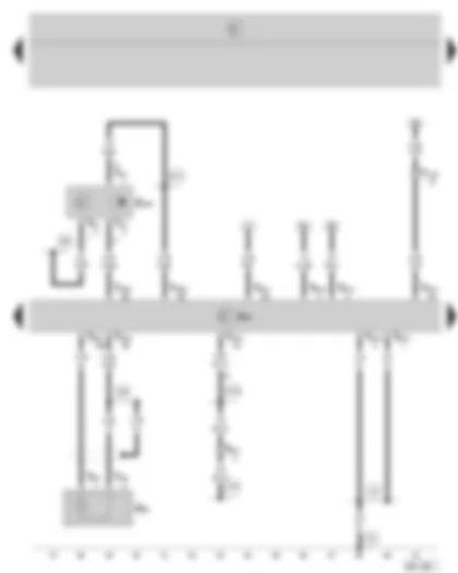 Wiring Diagram  SKODA FABIA 2000 - 4LV control unit - knock sensor I - camshaft position sender