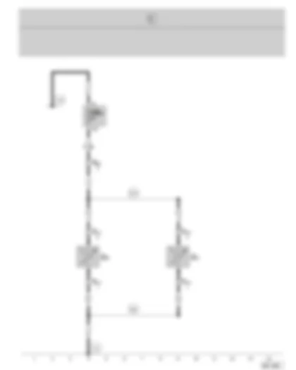 Wiring Diagram  SKODA FABIA 2000 - heated washer nozzles