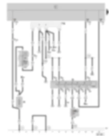 Wiring Diagram  SKODA FABIA 2000 - Battery - ignition/starter switch - fuse holder on battery - fuse holder