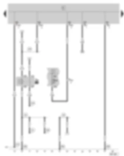 Wiring Diagram  SKODA FABIA 2000 - X contact relief relay - fuse holder on the battery