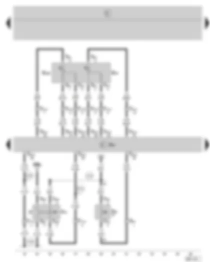Wiring Diagram  SKODA FABIA 2000 - 4LV control unit - accelerator pedal position sender - brake pedal switch - clutch pedal switch