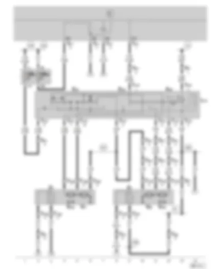 Wiring Diagram  SKODA FABIA 2000 - heated and adjustable exterior mirror