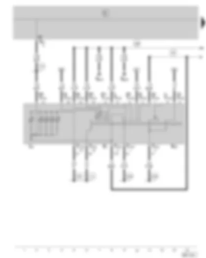 Wiring Diagram  SKODA FABIA 2000 - Light switch