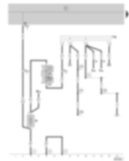 Wiring Diagram  SKODA FABIA 2002 - Battery - fuse holder on the battery