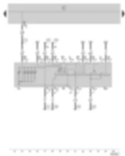 Wiring Diagram  SKODA FABIA 2001 - Light switch