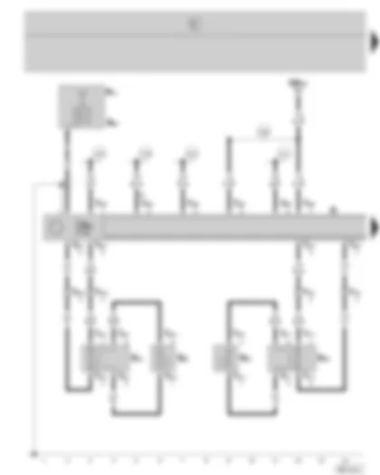 Wiring Diagram  SKODA FABIA 2002 - Radio - front speakers - aerial