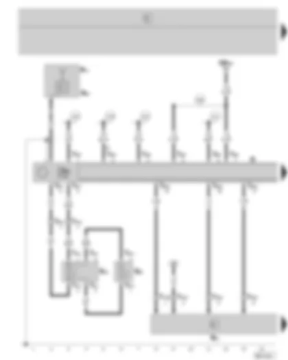 Wiring Diagram  SKODA FABIA 2002 - Radio - front loudspeakers - CD changer - aerial