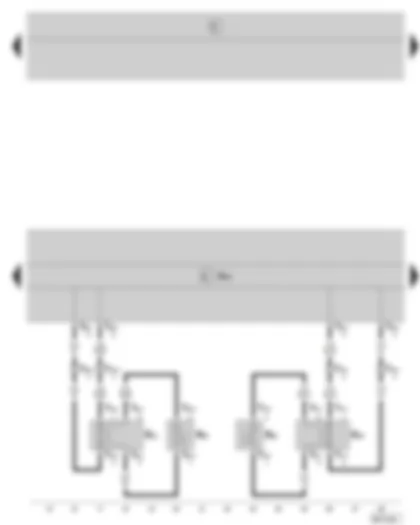 Wiring Diagram  SKODA FABIA 2002 - Navigation system control unit - front loudspeakers