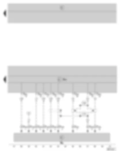 Wiring Diagram  SKODA FABIA 2001 - Navigation system control unit - CD changer