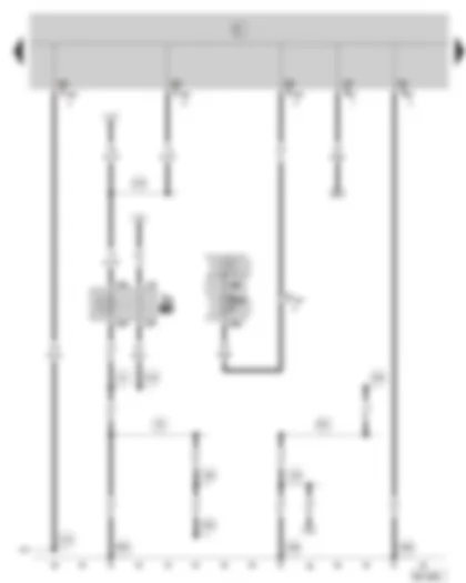 Wiring Diagram  SKODA FABIA 2001 - X contact relief relay - fuse holder on the battery