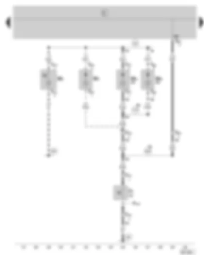 Wiring Diagram  SKODA FABIA 2001 - Glove box light - luggage compartment light