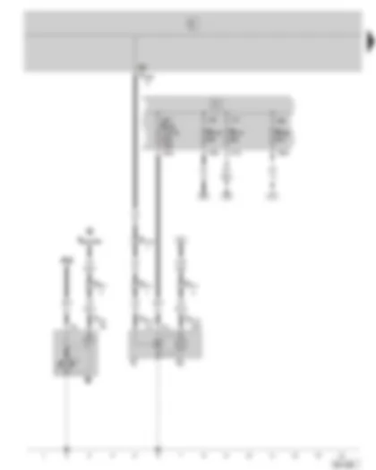 Wiring Diagram  SKODA FABIA 2002 - Starter - alternator - fuse holder on the battery