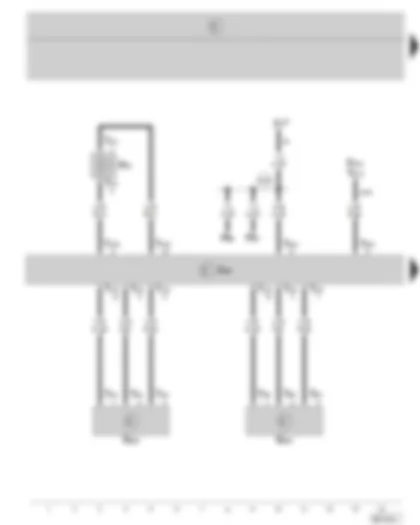 Wiring Diagram  SKODA FABIA 2002 - Parking aid