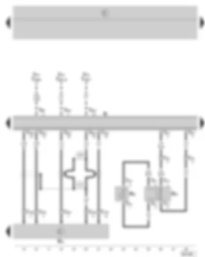 Wiring Diagram  SKODA FABIA 2001 - Radio - front loudspeakers - CD changer