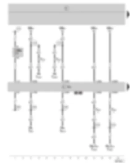 Wiring Diagram  SKODA FABIA 2002 - Bulb failure warning