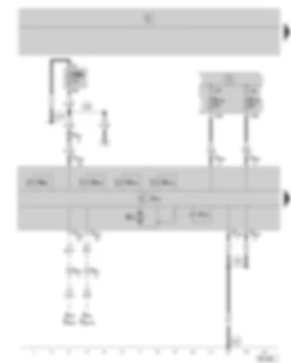 Wiring Diagram  SKODA FABIA 2002 - ABS control unit with EDL and TCS/ ESP - fuse holder on the battery - fuse holder