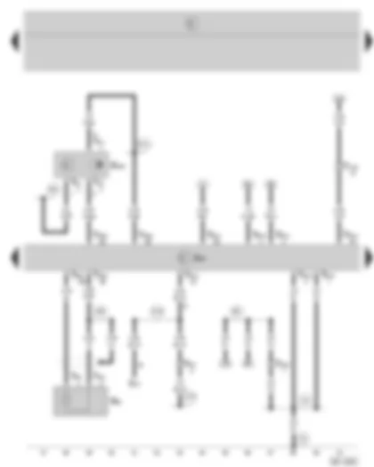 Wiring Diagram  SKODA FABIA 2002 - 4LV control unit - knock sensor I - camshaft position sender