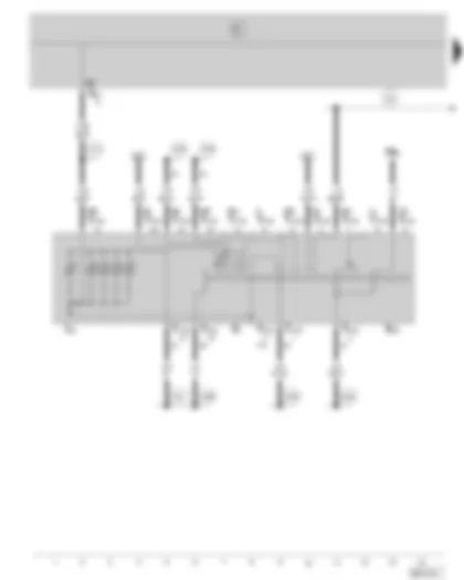 Wiring Diagram  SKODA FABIA 2002 - Light switch