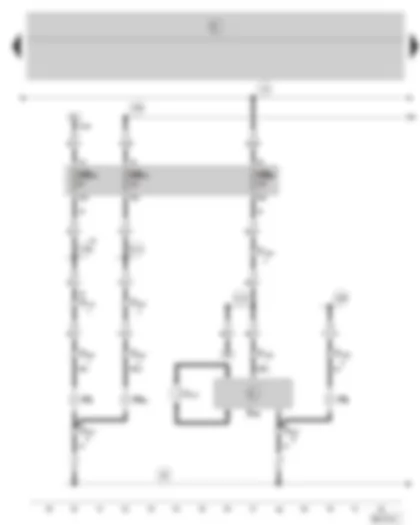 Wiring Diagram  SKODA FABIA 2002 - Left gas discharge lamp - fuse holder