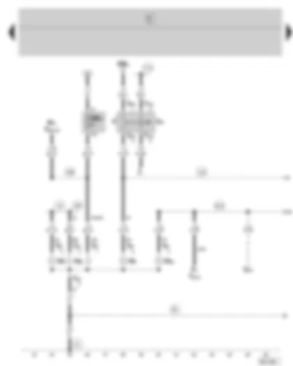 Wiring Diagram  SKODA FABIA 2000 - Brake light switch - left tail light - fuse holder