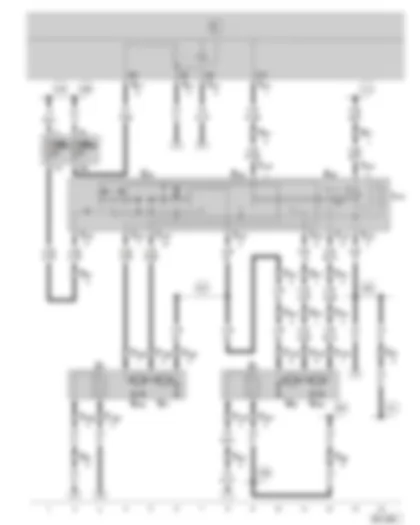 Wiring Diagram  SKODA FABIA 2001 - heated and adjustable exterior mirror