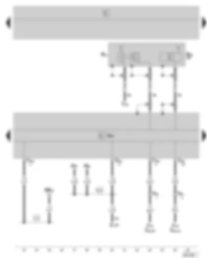 Wiring Diagram  SKODA FABIA 2002 - Navigation system control unit - aerial