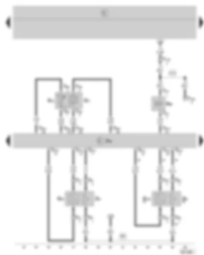 Wiring Diagram  SKODA FABIA 2003 - Simos control unit - lambda probe - lambda probe after catalytic converter - intake manifold pressure sender and intake manifold temperature sender - activated charcoal filter system solenoid valve