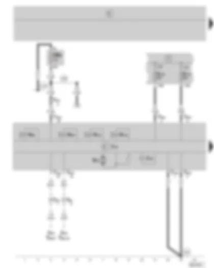 Wiring Diagram  SKODA FABIA 2004 - ABS control unit with EDL and TCS/ ESP - fuse holder on the battery - fuse holder