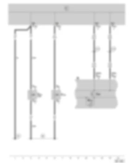 Wiring Diagram  SKODA FABIA 2004 - Backrest contact switch - dash panel insert