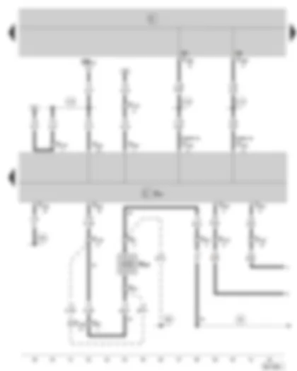 Wiring Diagram  SKODA FABIA 2008 - Air conditioning system control unit - compressor regulating valve - air conditioning system