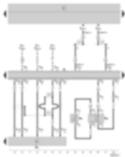 Wiring Diagram  SKODA FABIA 2005 - Radio - front loudspeakers - CD changer