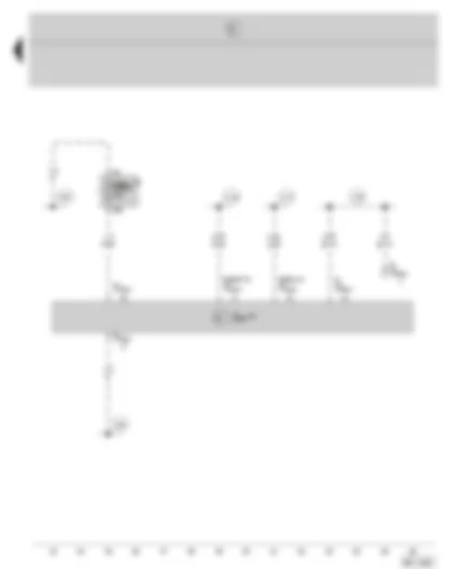 Wiring Diagram  SKODA FABIA 2004 - Convenience electric central control unit - fuse holder